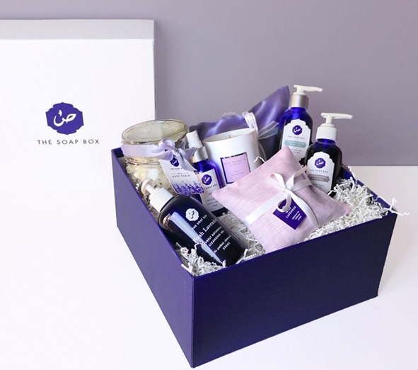 lavender extravagance gift box by soap box
